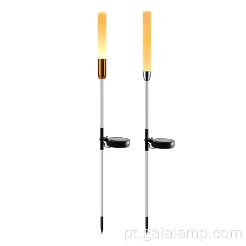 Decorações criativas de jardim criativas de luz de fibra óptica